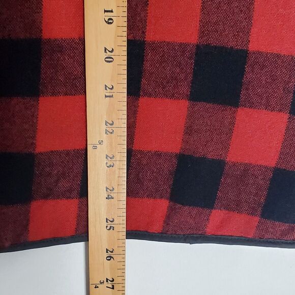 Backpacker Sportswear Field Utility Vest Mens XL Red Black Buffalo Plaid Hunting - Picture 7 of 8